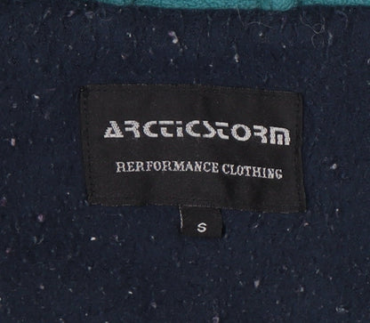 Arctic Storm Men's Blue Fleece Jacket - Size S