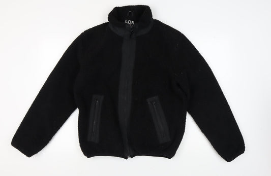 Brave Soul Men's Black Basic Jacket - Size L