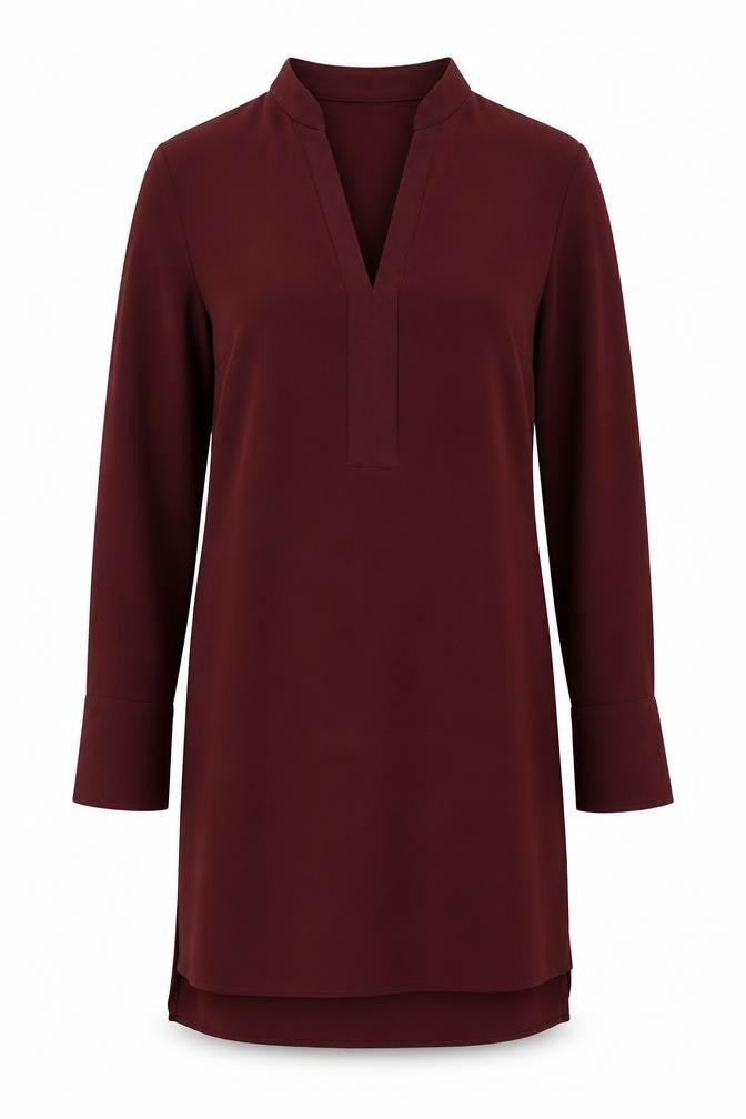 Next Women's Red Shift Dress Size 10 Long Sleeve