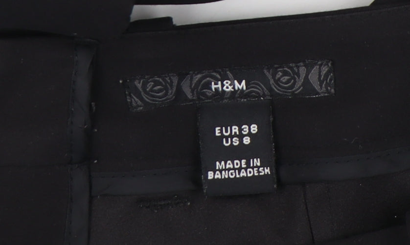H&M Women's Black Trousers Size 10