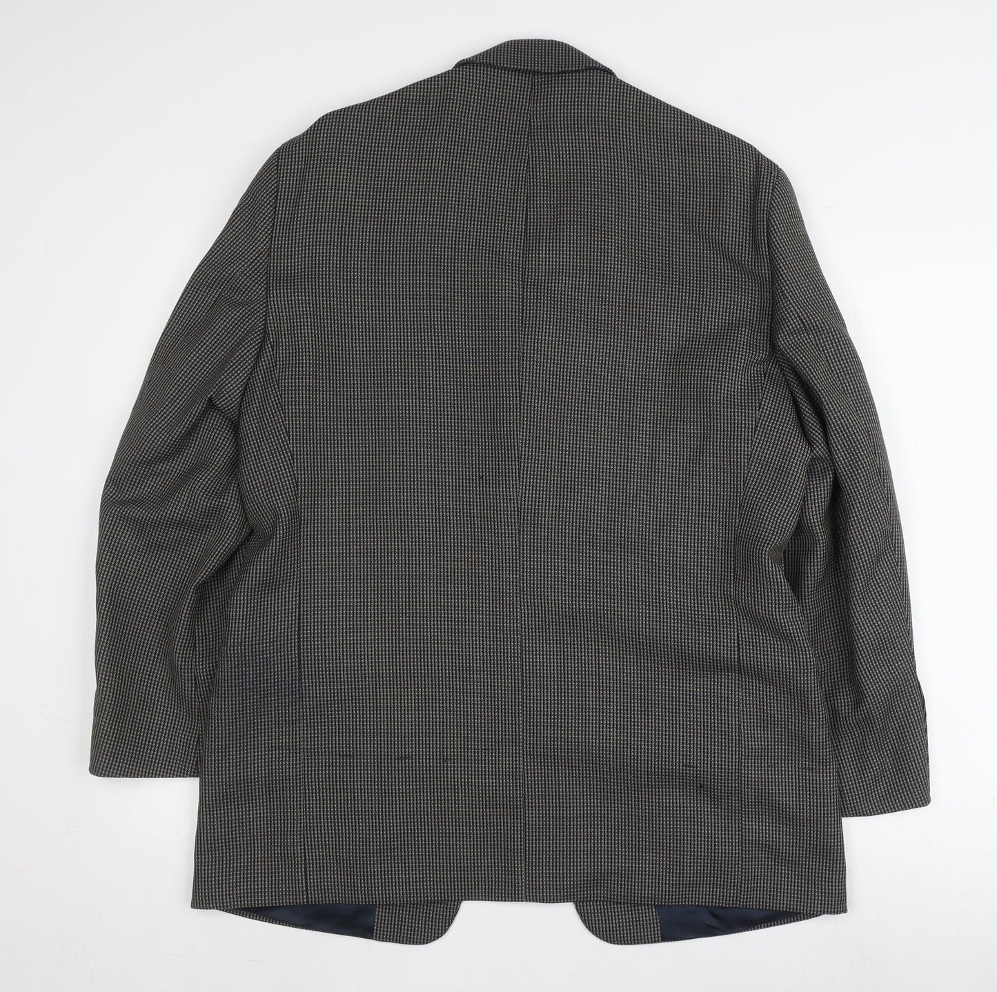 Van Gils Men's Grey Check Blazer 38S Classic Jacket