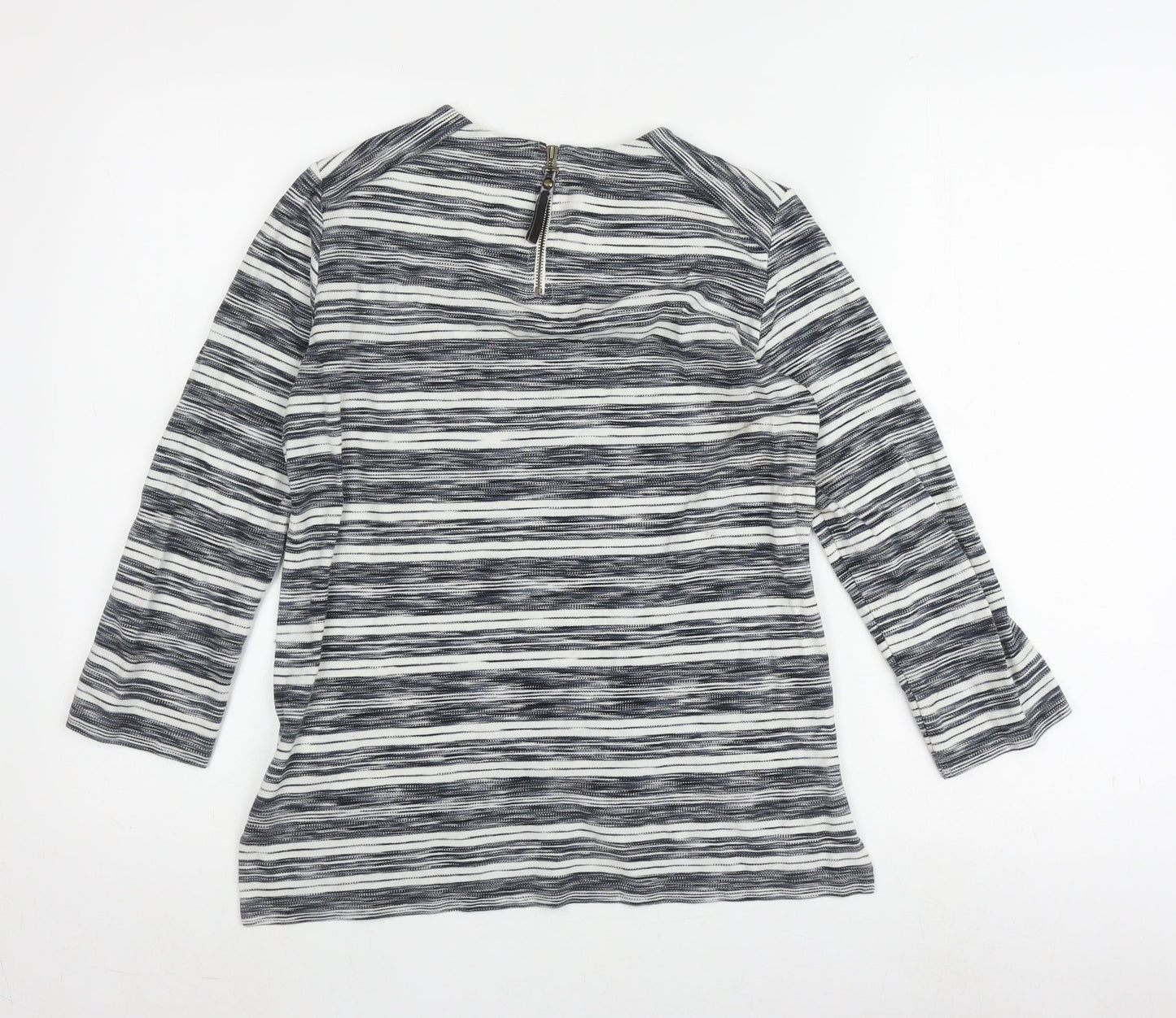 Hobbs Women's Striped T-Shirt, Black/White, Size S