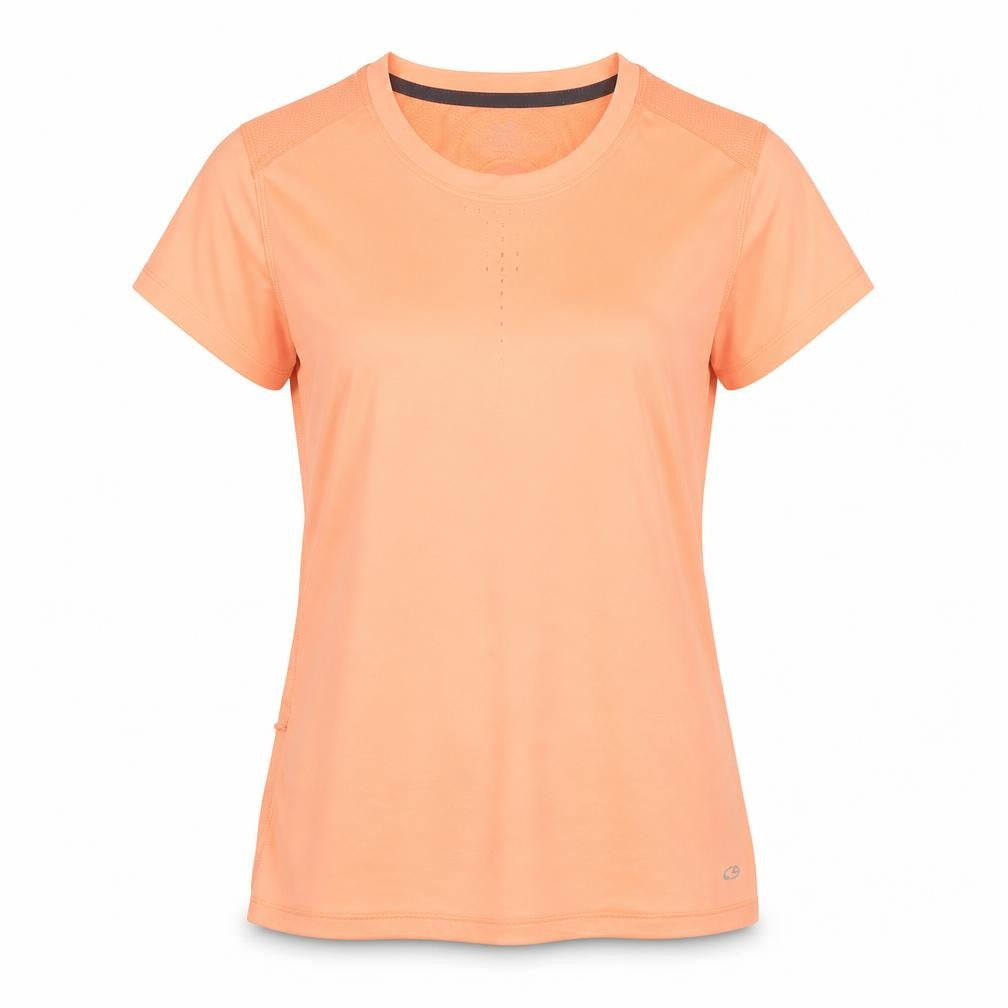 Champion Women's Orange Short Sleeve Pullover Top