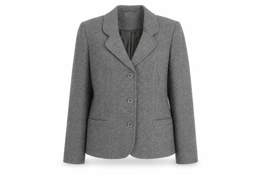 Eastex Women's Grey Tweed Suit Jacket Size 12
