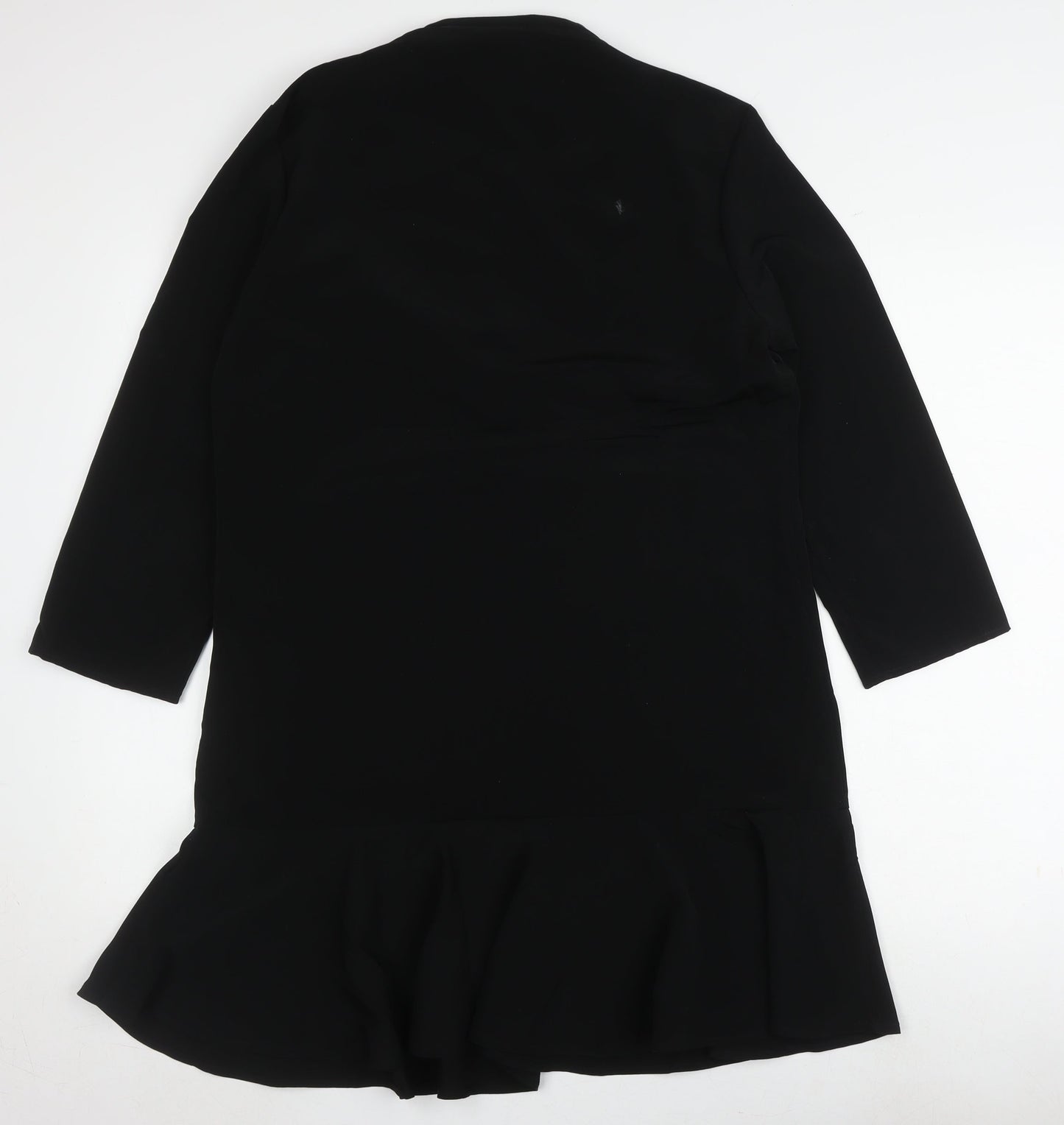 JACQUELINE de YONG Black A-Line Dress Size 10