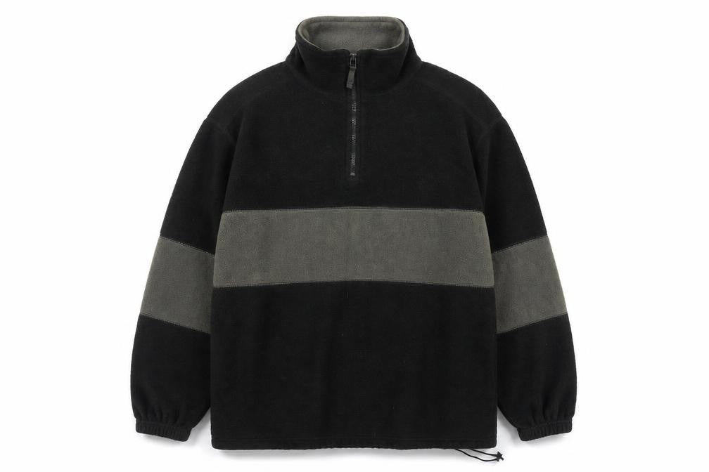Target Men's Black M Fleece 1/4 Zip Sweatshirt