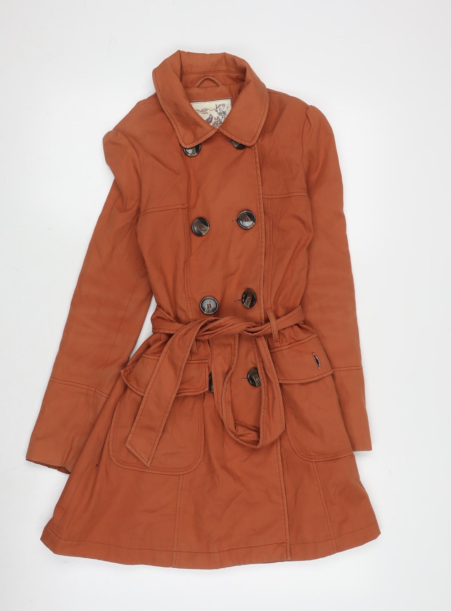 New Look Women's Brown Trench Coat Size 6