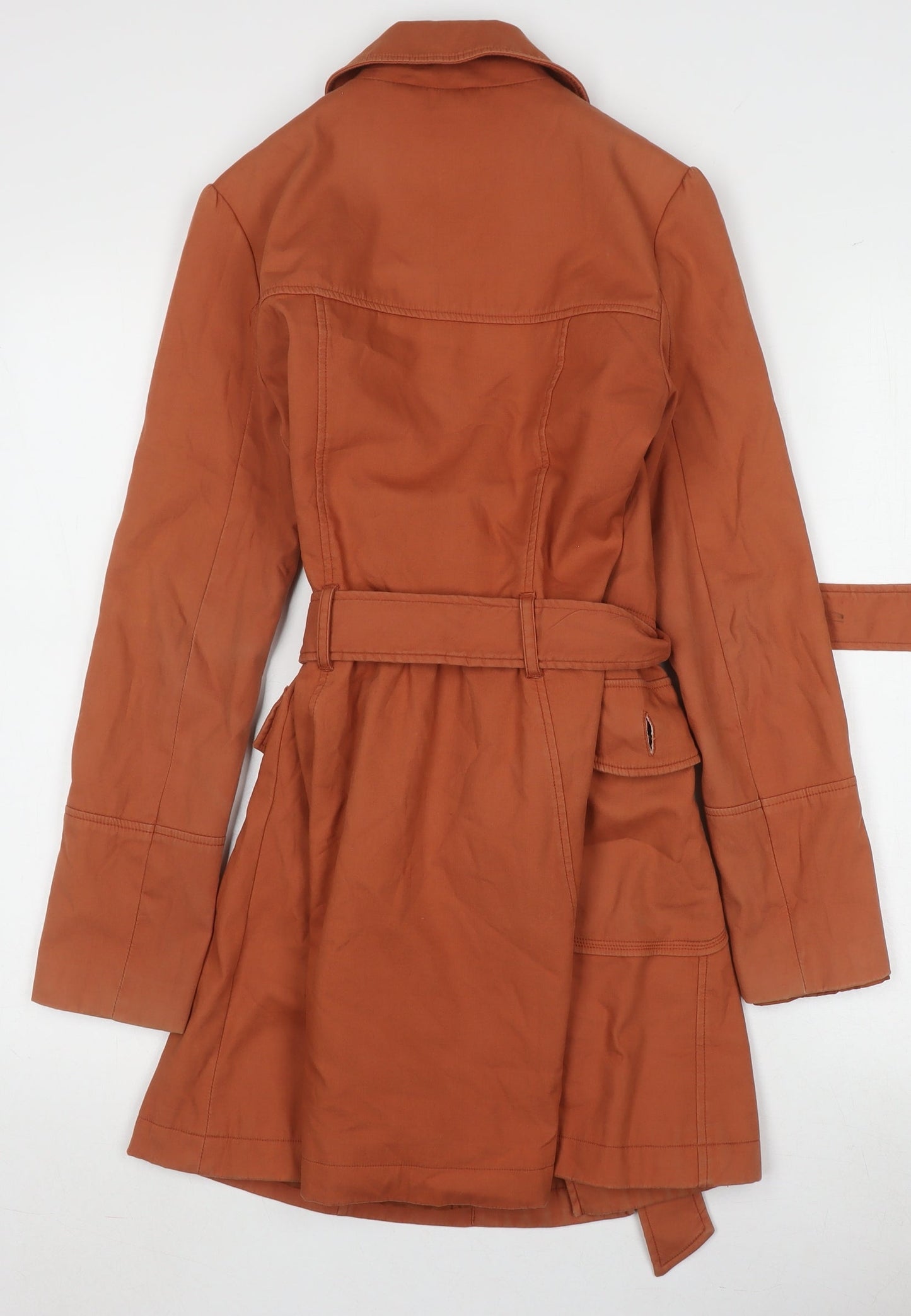 New Look Women's Brown Trench Coat Size 6