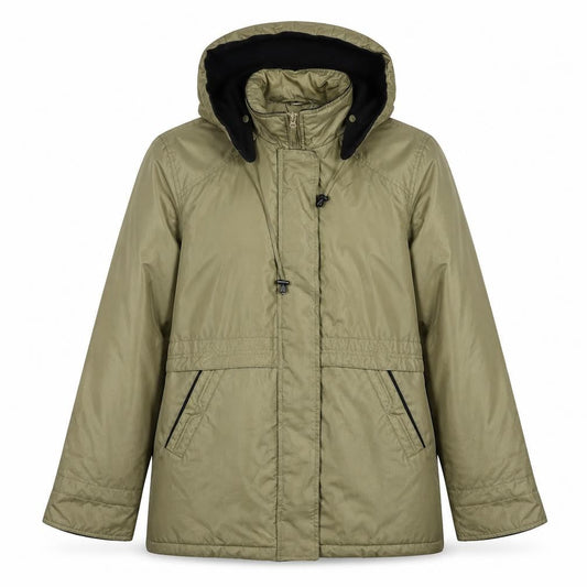 Roman Originals Women's Green Hooded Parka M