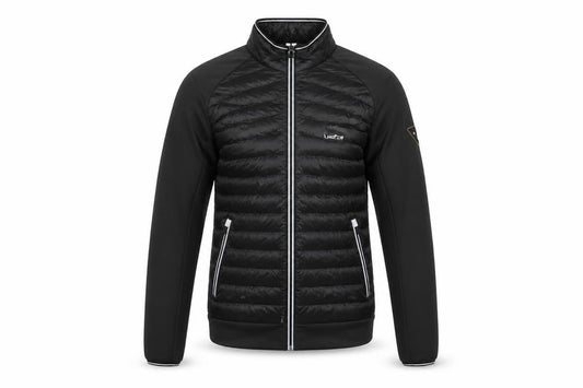 Decathlon Men's Black Basic Jacket, Size L, Gym Style