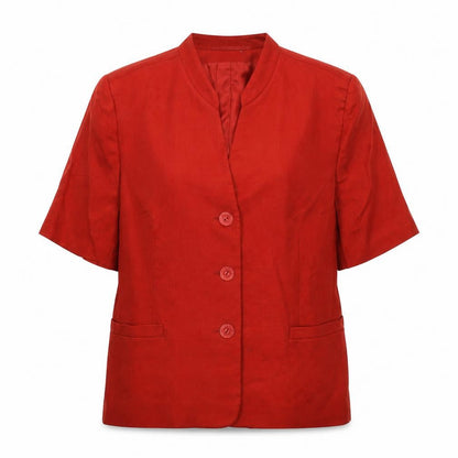 Windsmoor Women's Red Blazer, Size 12 - Casual Style