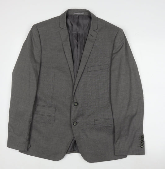 Ben Sherman Men's Grey Blazer, Size 40 Chest.