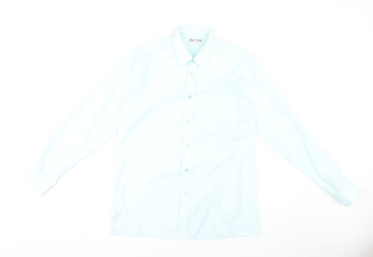 Svenda Men's Blue Dress Shirt - 15.5, Regular Fit