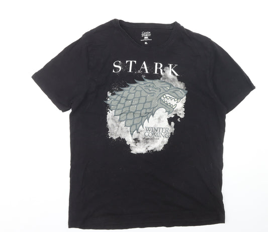 Game of Thrones Men's Black XL Graphic T-Shirt