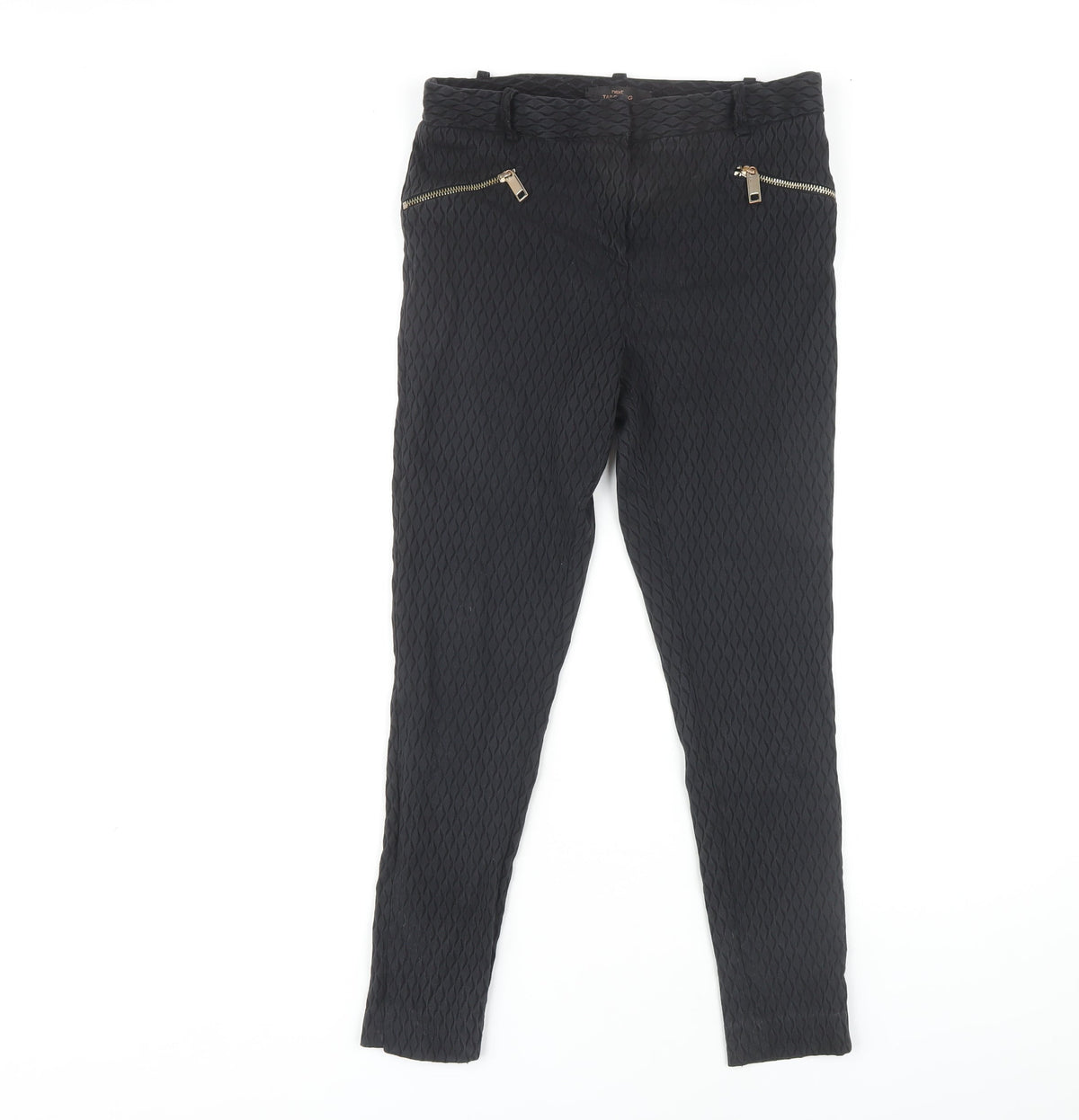 Next Women's Black Slim Fit Jegging Trousers, Size 8