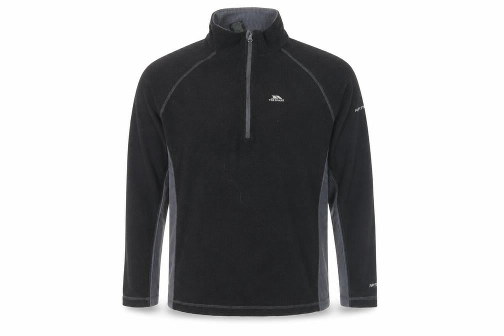 Trespass Men's XL Black 1/4 Zip Sweatshirt