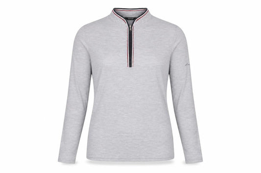 Abacus Women's Grey Long Sleeve Top, Size 10