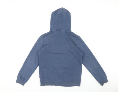 Back view of Puma girls’ blue 13-14 years pullover hoodie