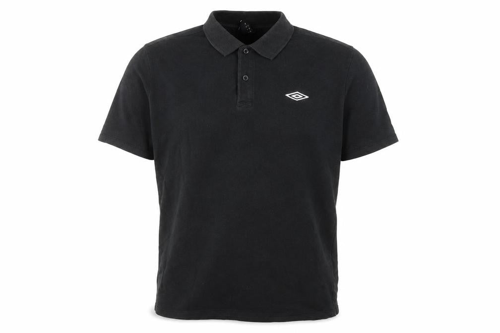 Umbro Men's Black Polo Shirt Medium