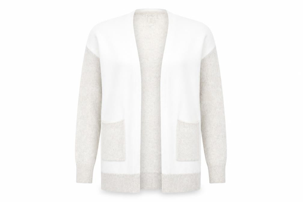 Jessica Simpson Women's Beige Open Front Cardigan M