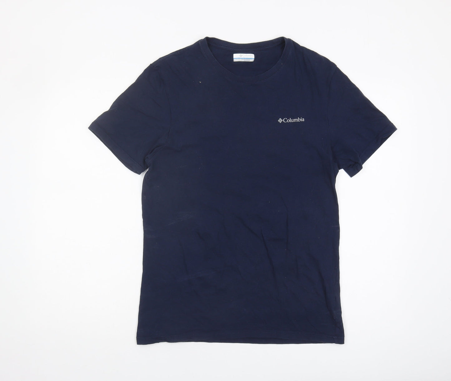 Columbia Men's Blue Graphic Print Cotton T-Shirt S