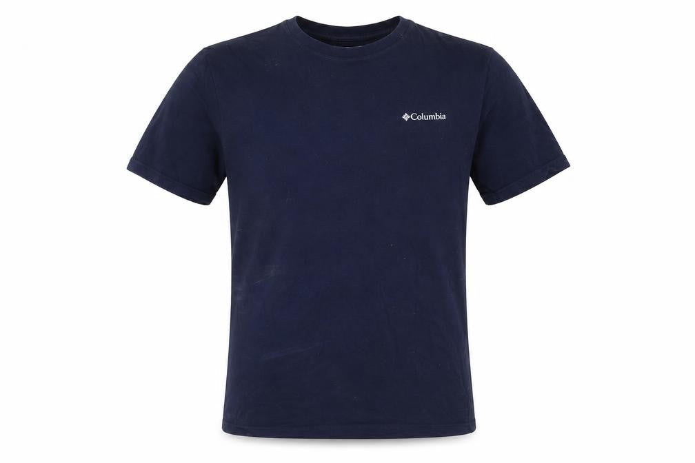 Columbia Men's Blue Graphic Print Cotton T-Shirt S