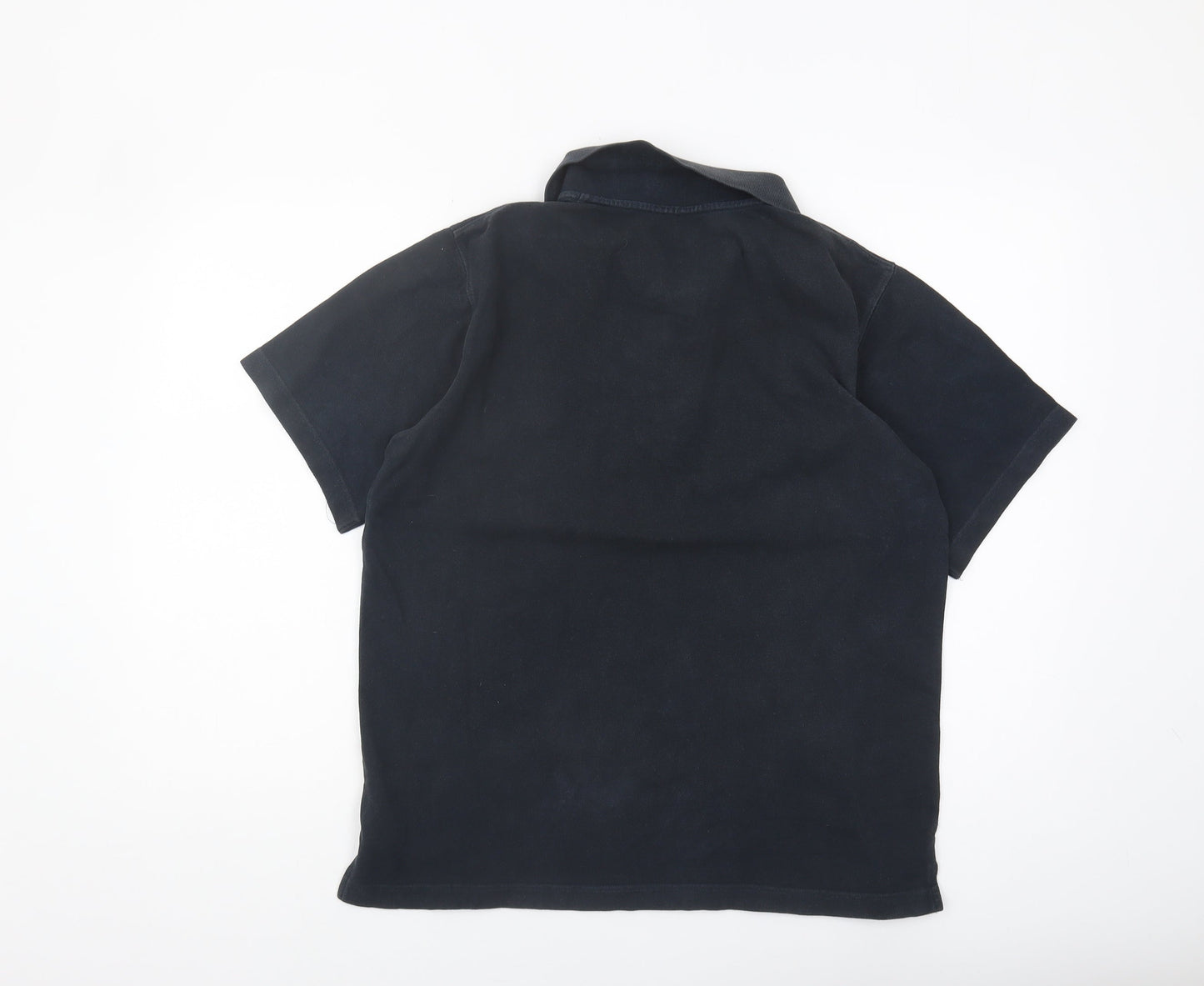 Cotton Traders Men's Black Polo Shirt Size S