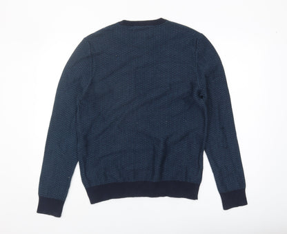 Original Penguin Men's Blue M Cotton Pullover Jumper