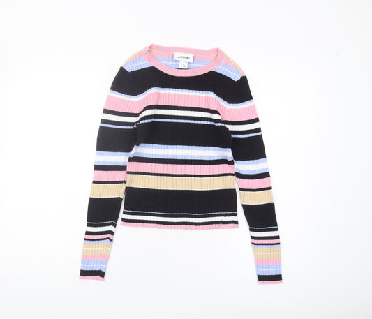 Monki Women's Multicoloured Striped Jumper XS