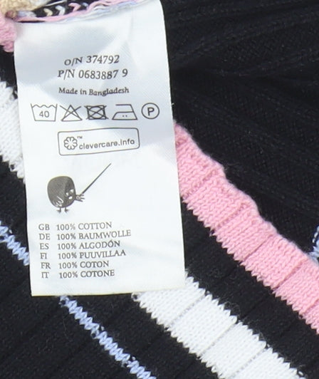 Monki Women's Multicoloured Striped Jumper XS