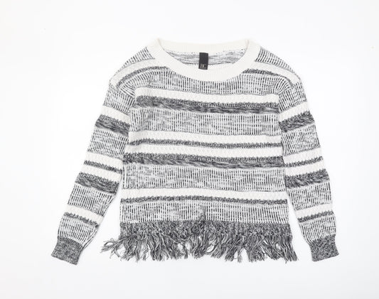 Best Connections Women's Striped Pullover Jumper, Multicoloured, Size 12