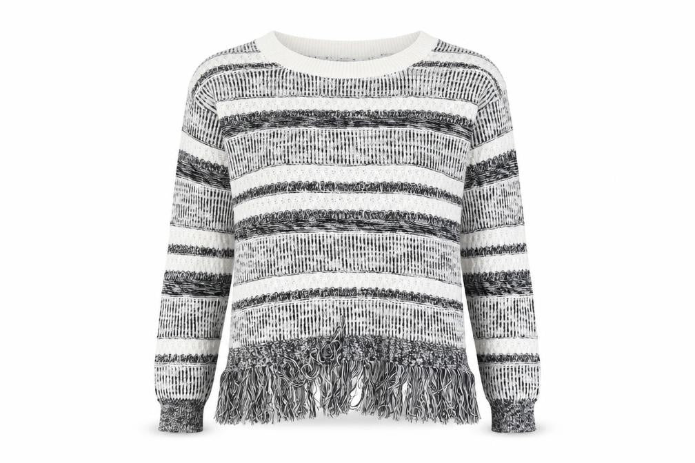 Best Connections Women's Striped Pullover Jumper, Multicoloured, Size 12