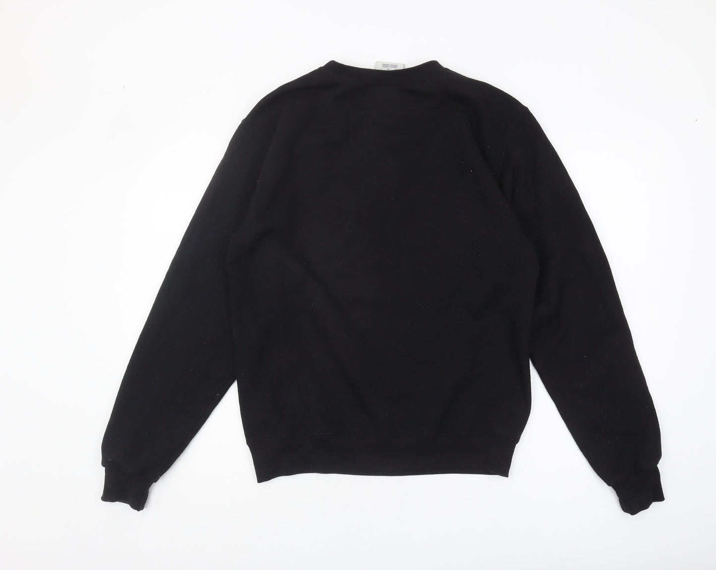 Champion Men's Black Graphic Print Pullover Sweatshirt, Size S