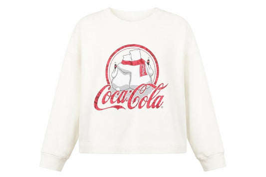 Next Coca-Cola Women's White Sweatshirt Size 16