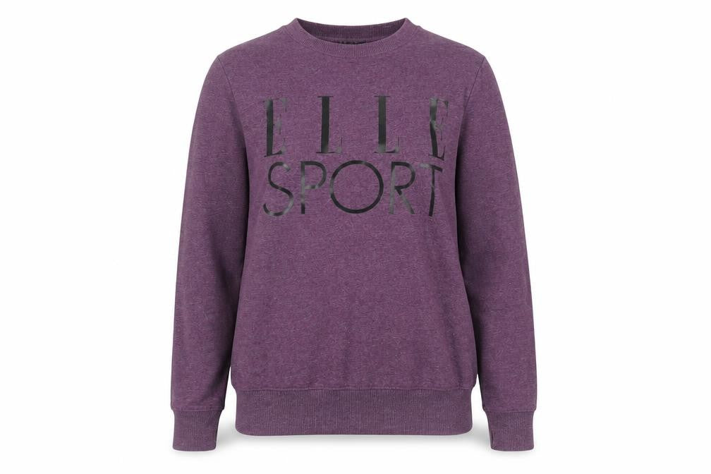 ELLE SPORT Women's Purple Pullover Sweatshirt Size 10