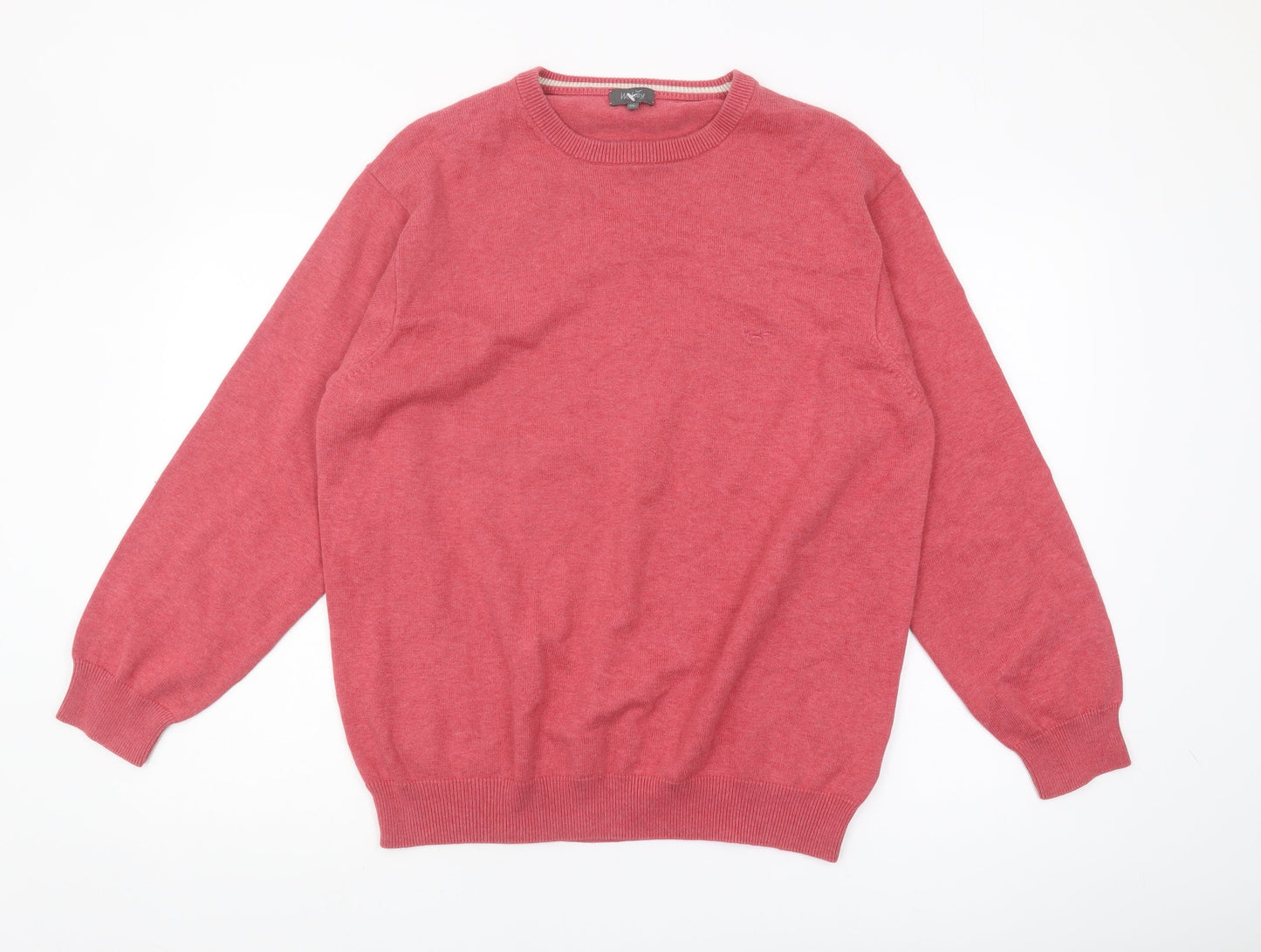 Wolsey Men's Red Cotton Pullover Jumper, XL, Casual