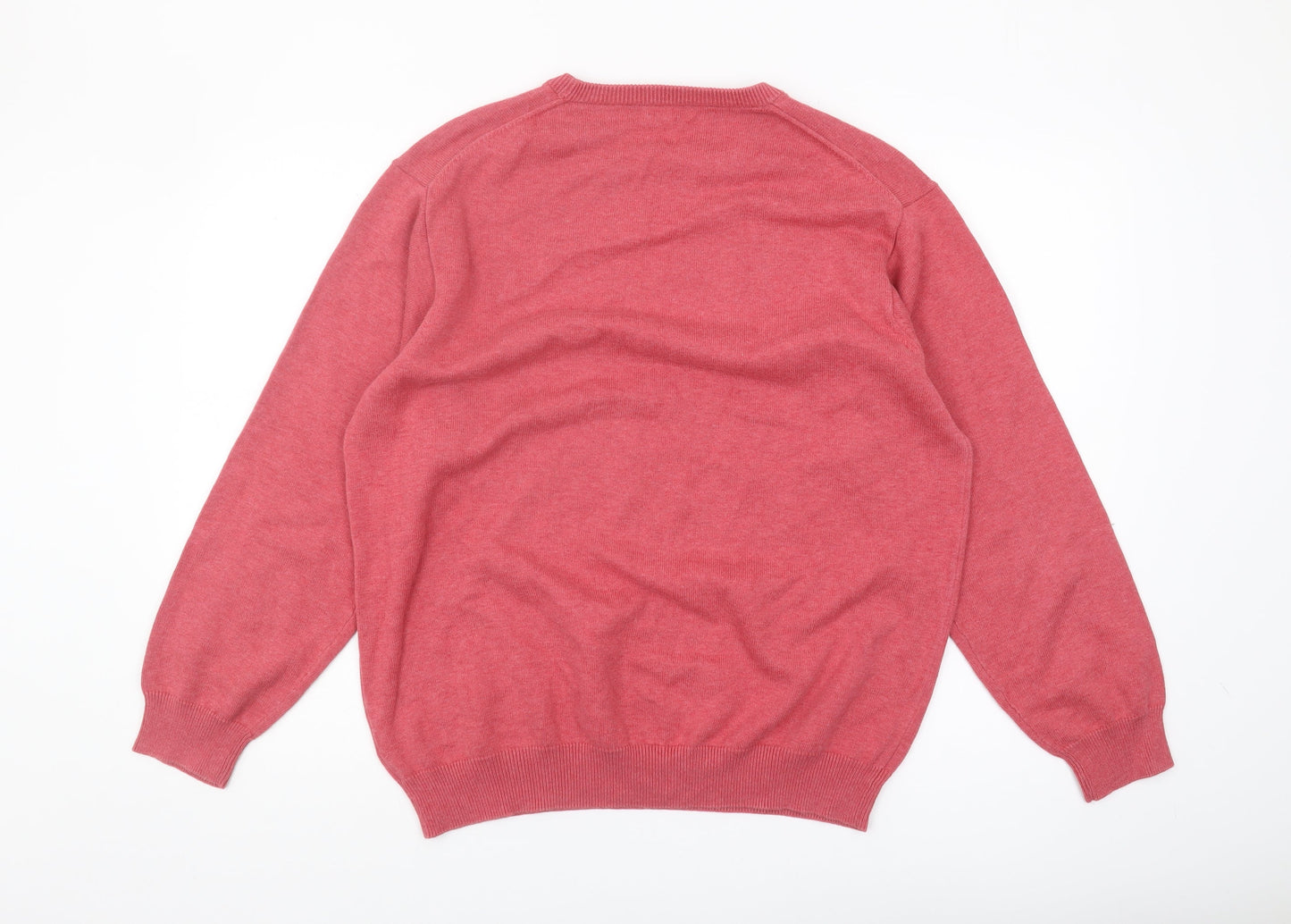 Wolsey Men's Red Cotton Pullover Jumper, XL, Casual