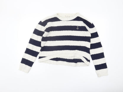 Blonde + Blonde Women's Multicoloured Pullover Jumper, Size 12