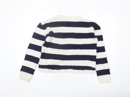 Blonde + Blonde Women's Multicoloured Pullover Jumper, Size 12