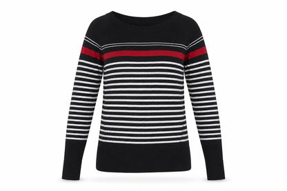 Next Women's Black Striped Pullover Jumper Size 6