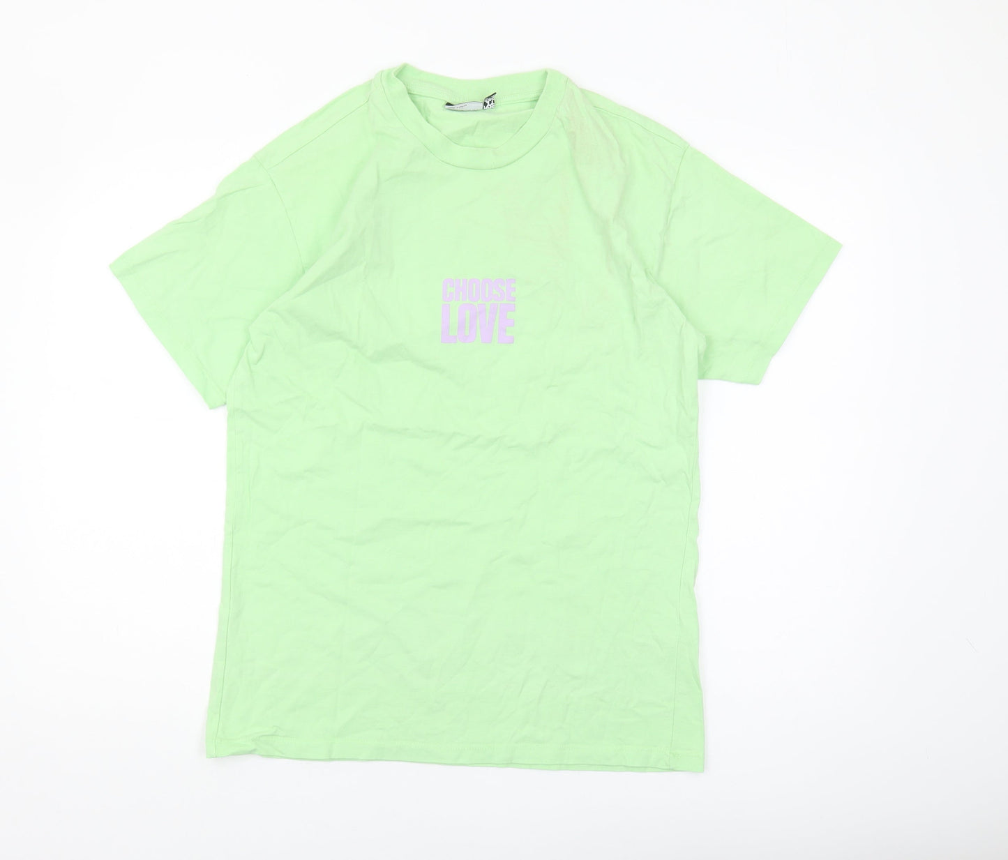 ASOS DESIGN Women’s Green T-Shirt, Size 8, Casual Style