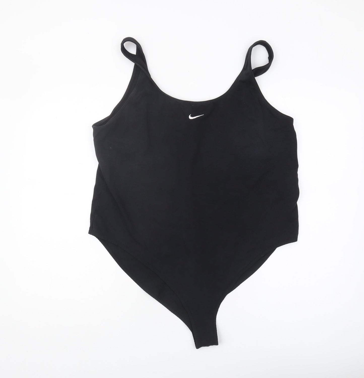 Nike Women's Black Leotard 2XL Cotton Blend Athletic