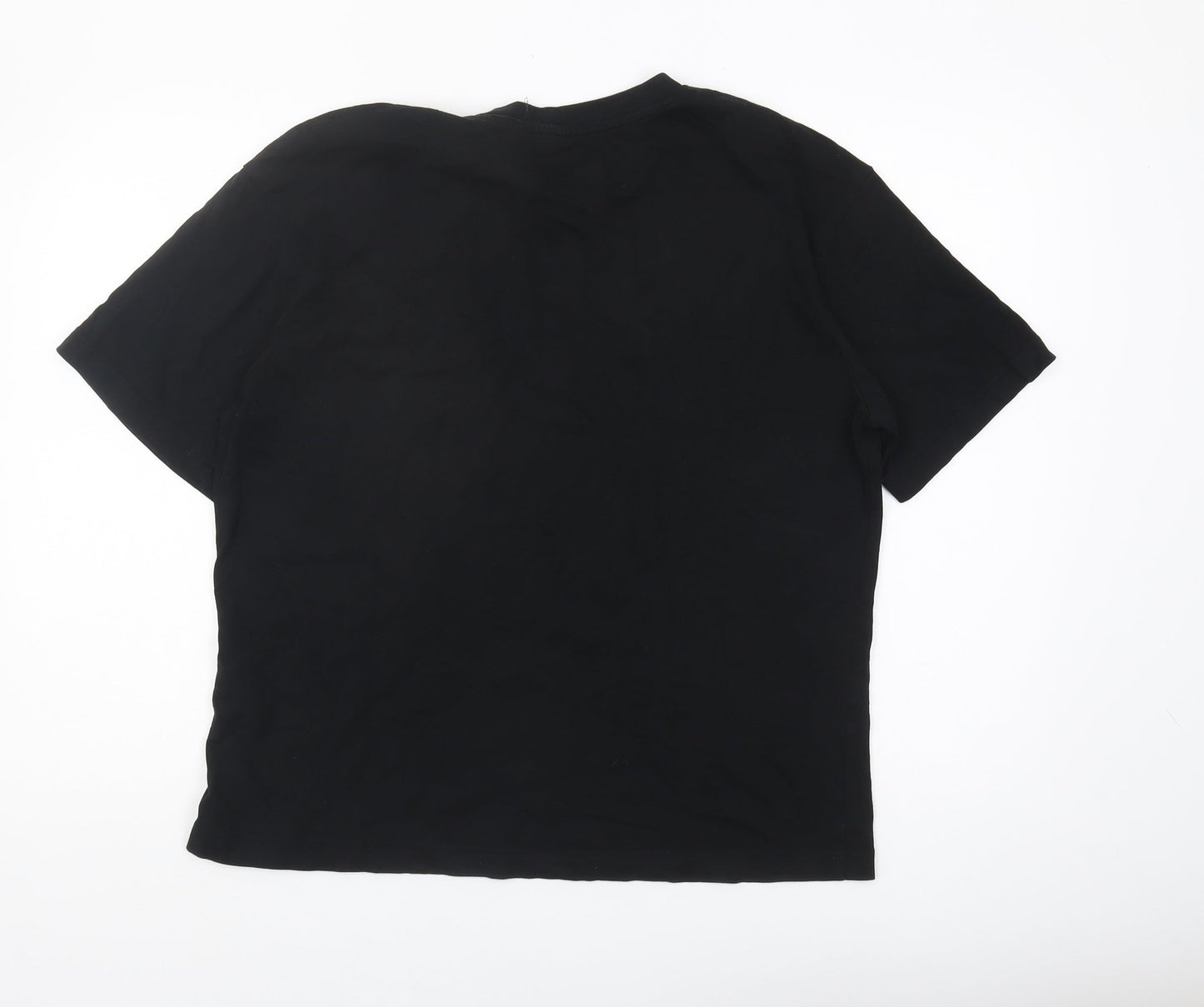 Slazenger Women's Black Cotton T-Shirt Size 10