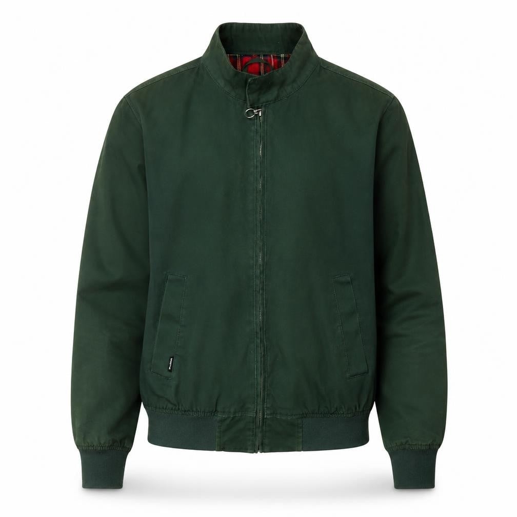 Pull & Bear Men's Green Basic Jacket, Size S