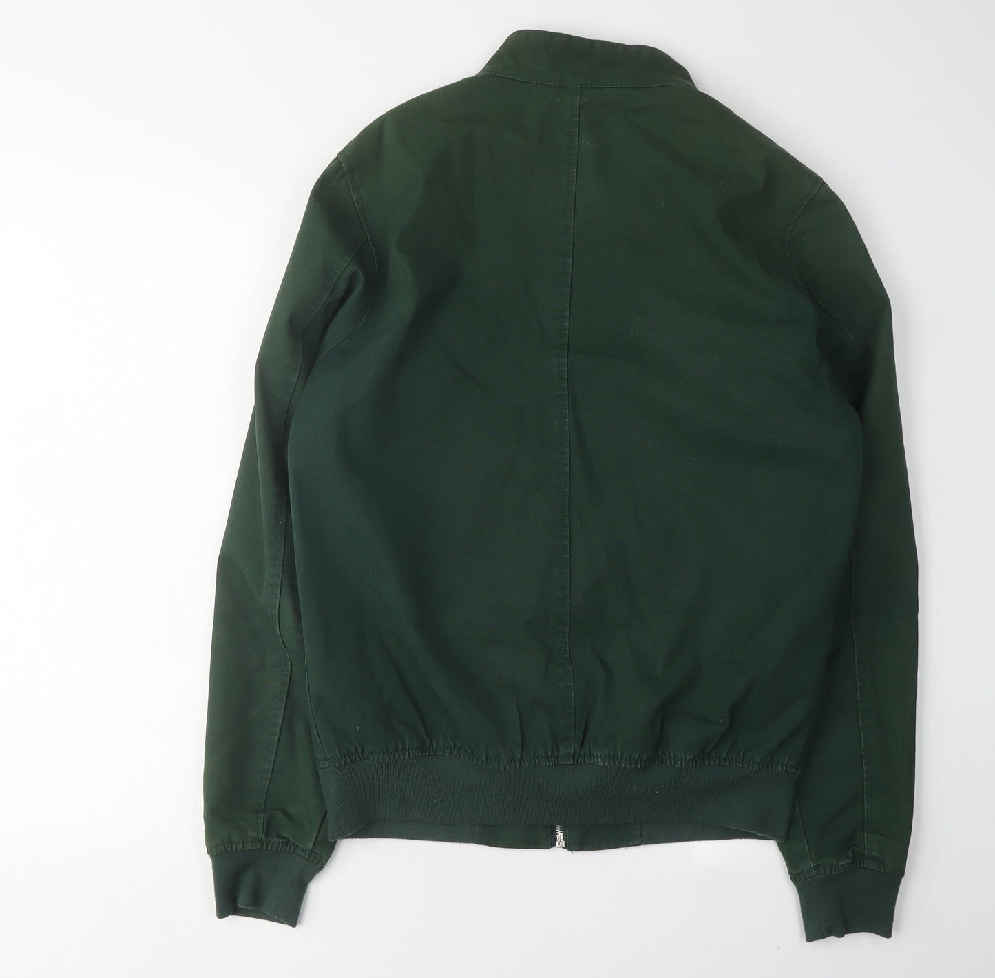 Pull & Bear Men's Green Basic Jacket, Size S