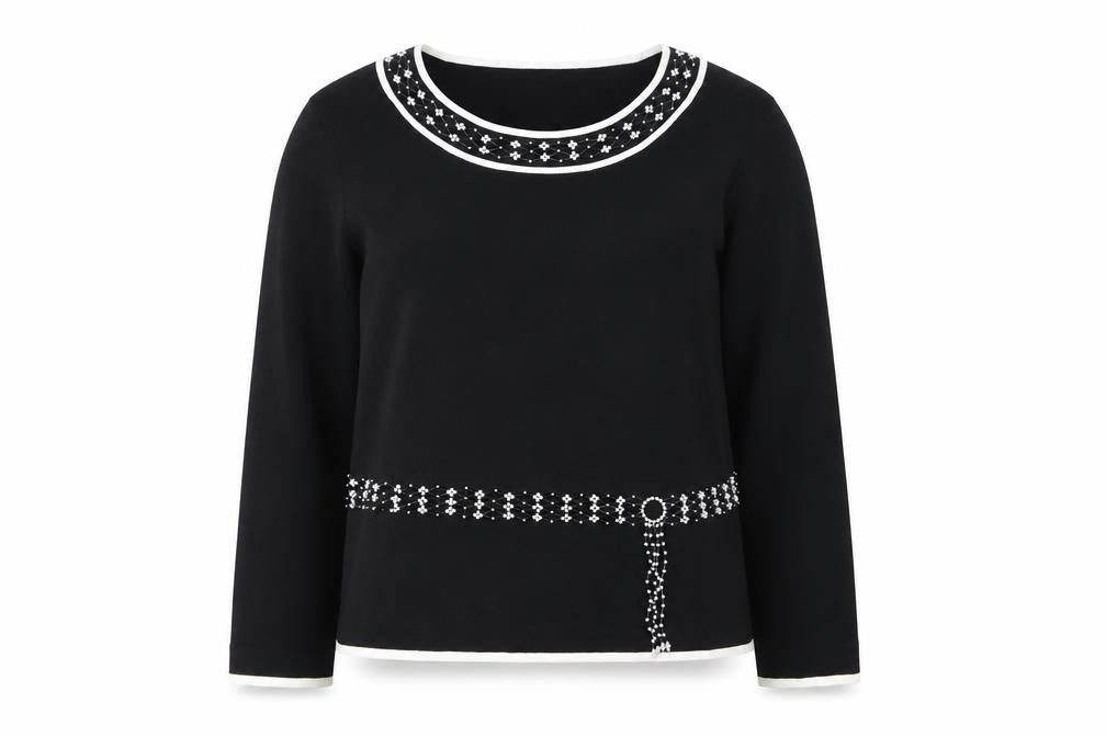 Roman Originals Women's Black XL Pullover Jumper
