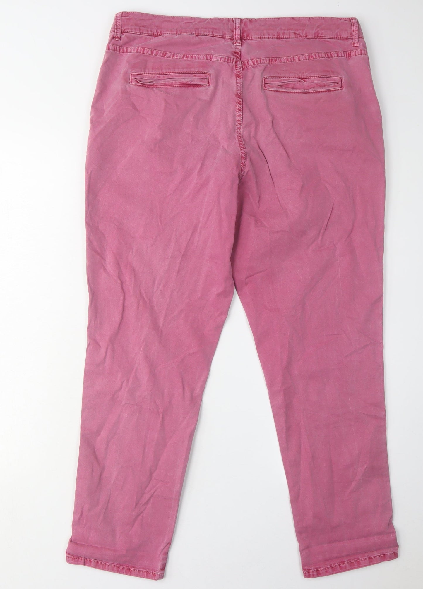 Mantaray Women's Pink Straight Trousers Size 14