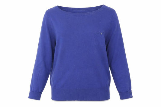 Front view of Red Herring Women's Blue jumper, size 18