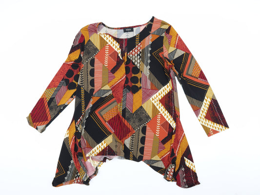 Klass Women's Multicoloured Tunic Blouse Size M