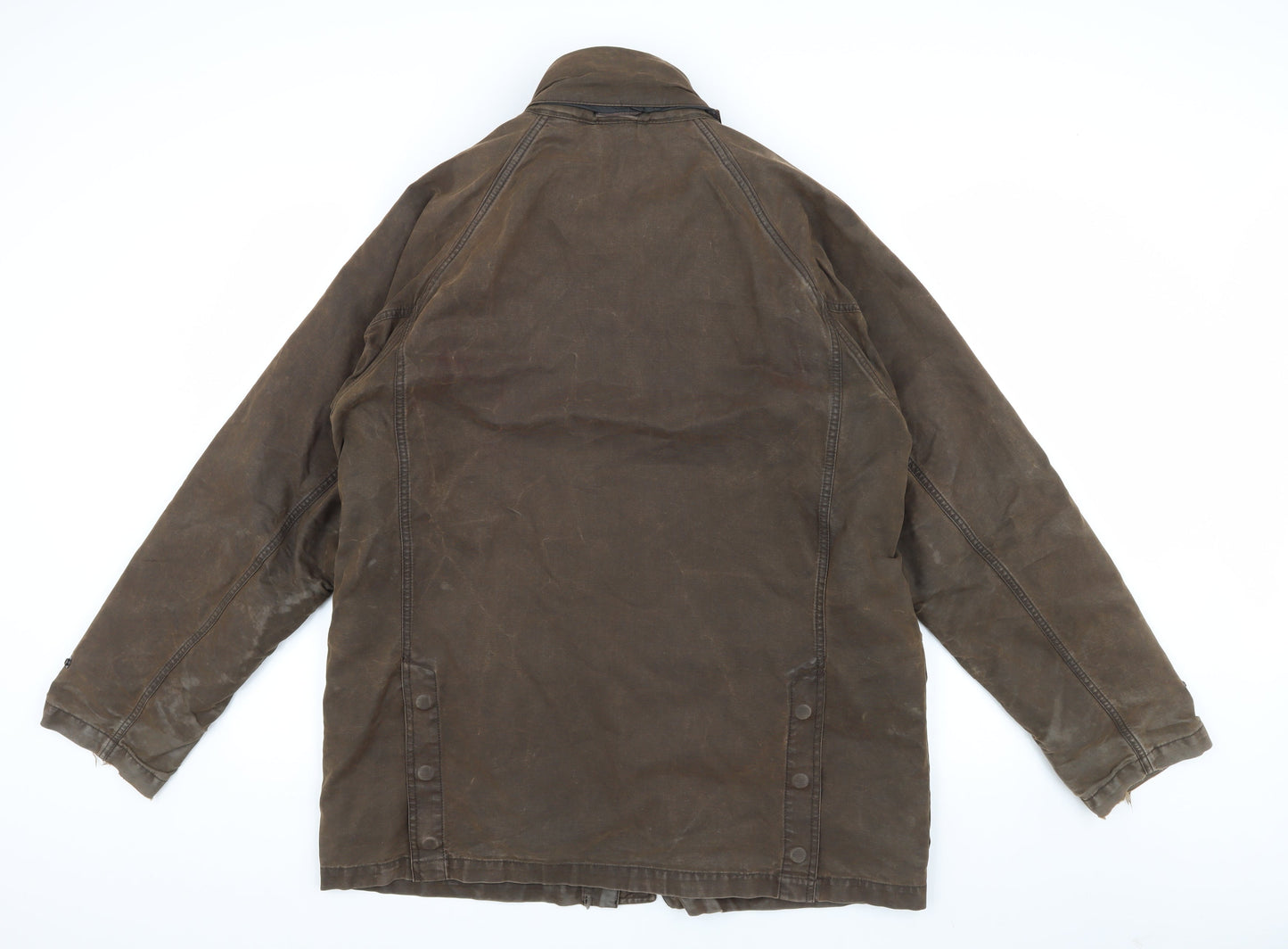 Guise Men's Brown Mid-Length Overcoat Jacket M